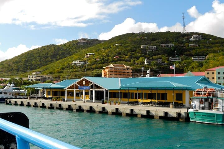 Red Hook ferry terminal arrival area on St. Thomas